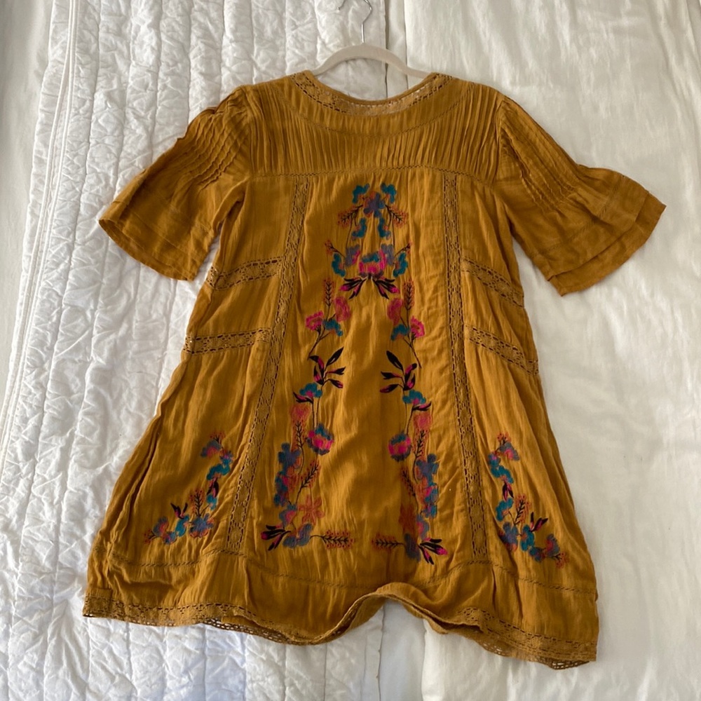 Free People Embroidered Dress